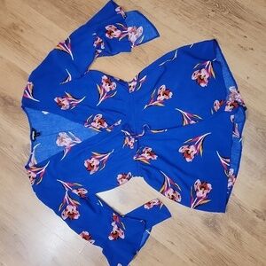 Express Floral Lightweight Romper